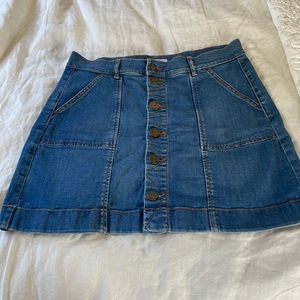 LOFT denim skirt 10